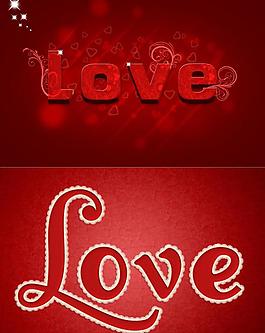 love字体图片