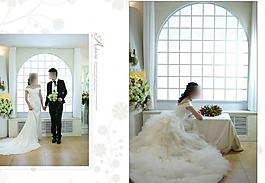婚纱照相册模板图片