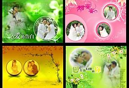 婚纱照模板图片