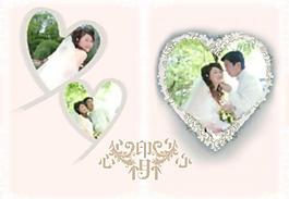 婚纱照模板图片