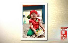 1周岁女孩十寸相册排版图片
