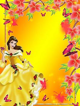 白雪公主相框素材下载