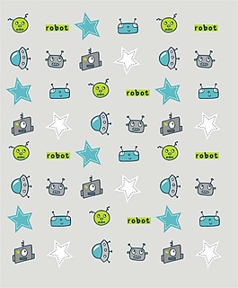 童装可爱外星人印花