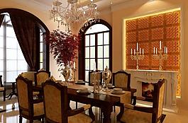 餐厅 背景墙图片