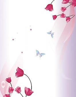 花卉背景墙图片