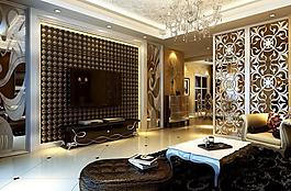 现代背景墙图片