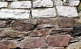 石头墙背景图片