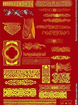 古代花纹图片