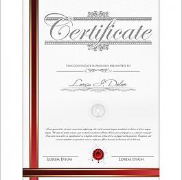 证书 文凭 花纹证书图片