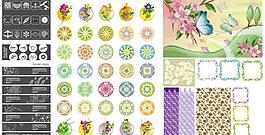 韩国花纹图标图片