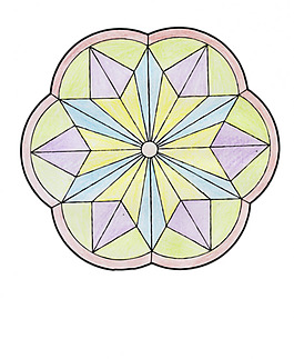 曼荼罗 印花花纹素材图片