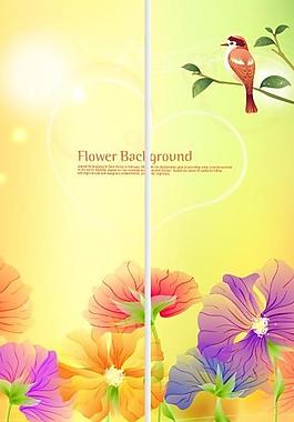 梦幻花纹移门图片