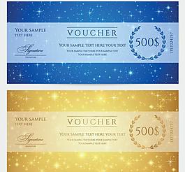 欧式花纹 现金券图片