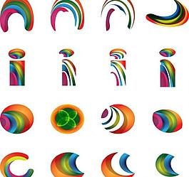 炫彩logo标志设计图片