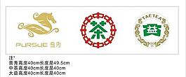 三个茶叶的logo图片