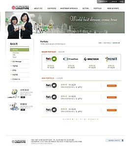 网站模版内页设计