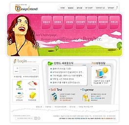 网站模版设计