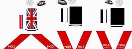 名爵车身贴 车身贴 logo图片