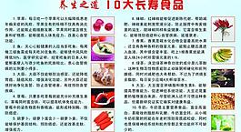 养生之道十大养长寿食图片