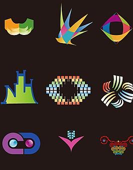 色彩斑斓矢量logo图片