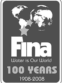 fina 国际泳联 灰色logo图片