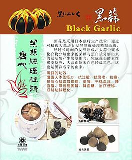 黑蒜水牌图片