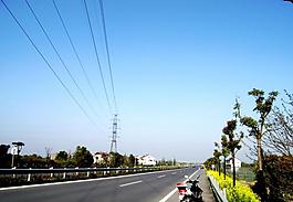 在路上图片