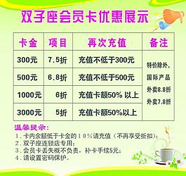 会议员卡优惠海报图片