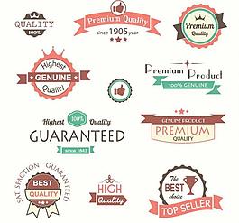 复古质量标签图片