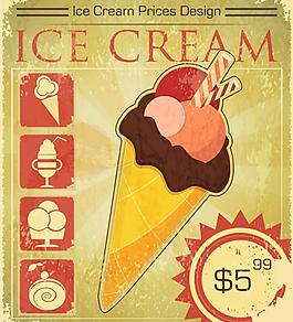 复古食品标签图片