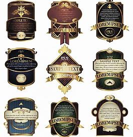 欧式标签lable图片