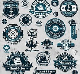 海洋徽章 标签图片