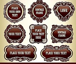 欧式标签lable图片