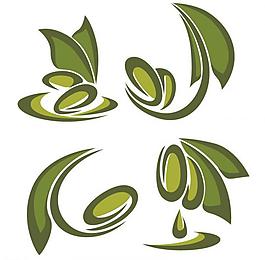 绿叶图标图片