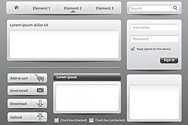 网页表单按钮标签设计图片