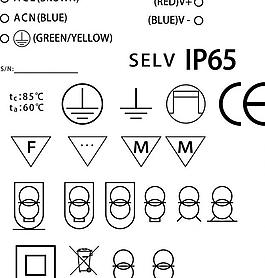 常用电源标签符号图片