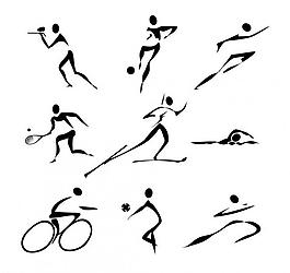 体育人物图标图片