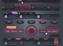 网页表单按钮标签设计图片