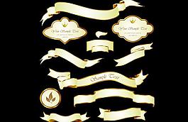 飘带 标志 矢量图图片