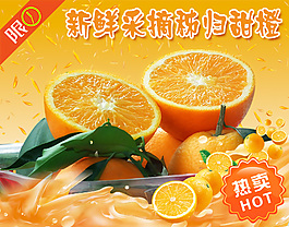 新鲜采摘秭归甜橙