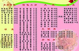 菜单图片