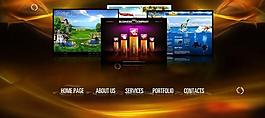 网站片头flash图片