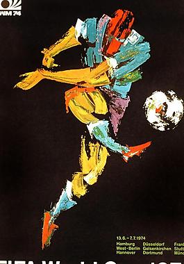 1974年前西德世界杯海报图片