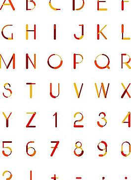 ai英文字体图片