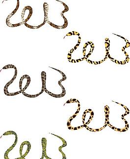 2013 蛇形字体图片