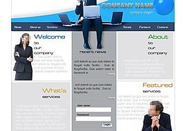 企业网站模板图片