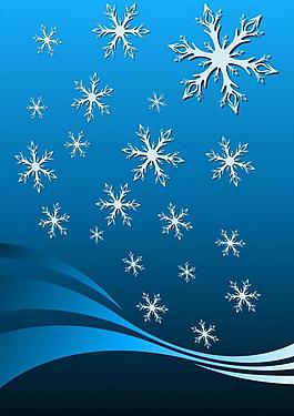 雪花图案背景图片