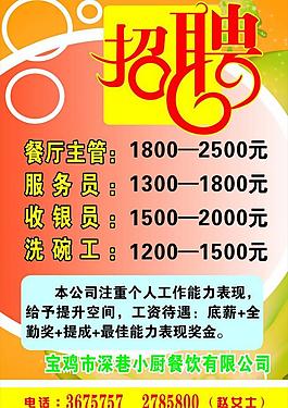 招聘海报图片