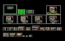 陶瓷展厅装修施工图图片