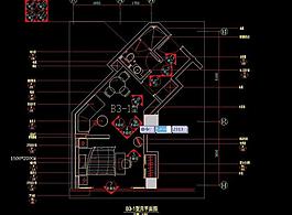 上海礼顿国际公寓b3 1型样板间施工图图片